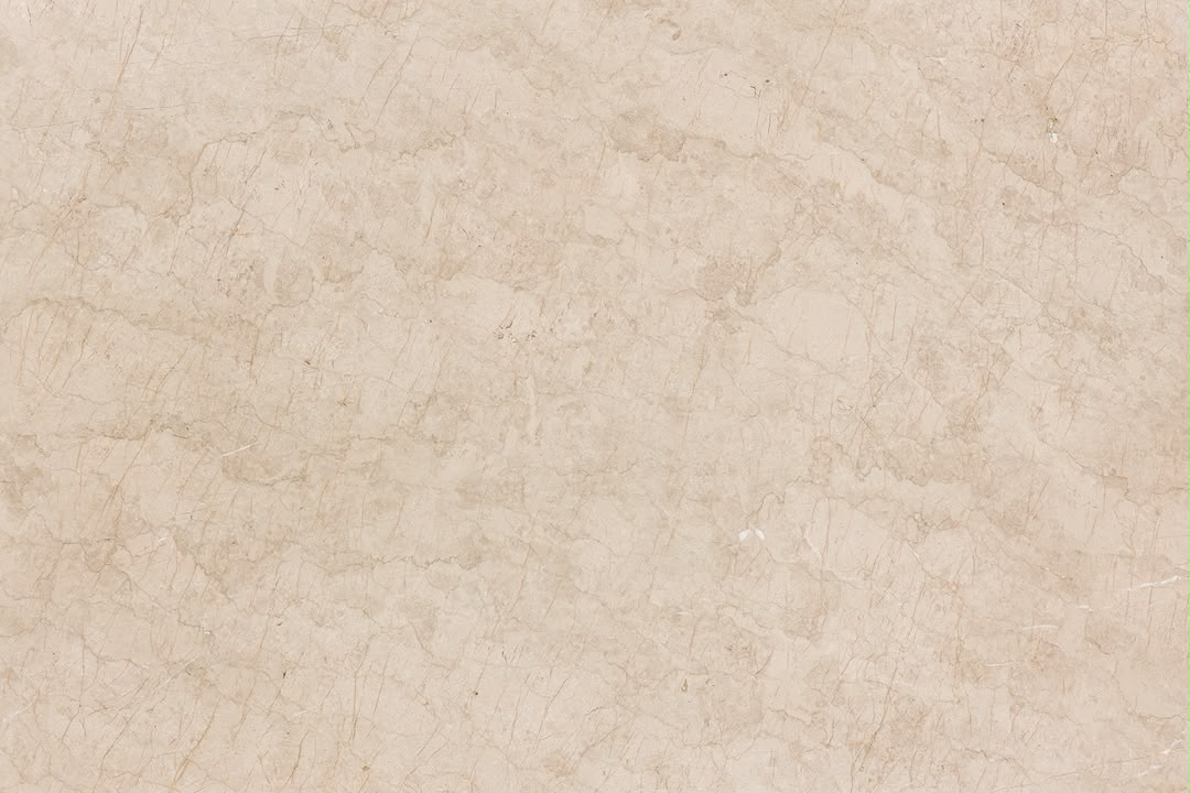 Warm beige stone with subtle cream and brown veining